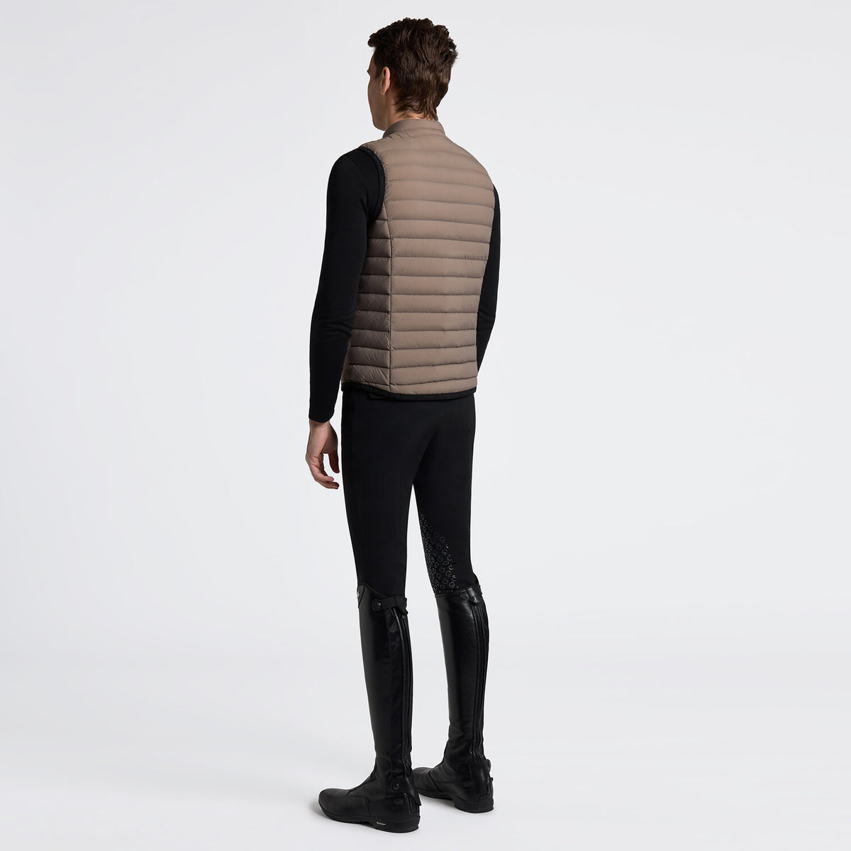 Cavalleria Toscana Herren Daunenweste Walnut Rückansicht