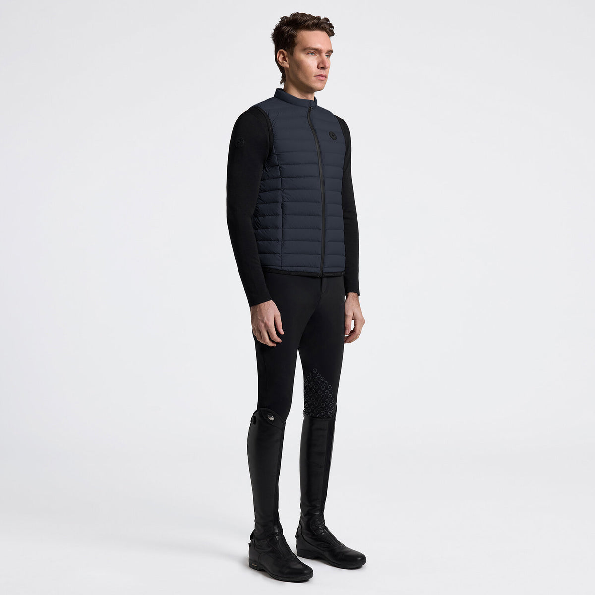 Cavalleria Toscana Herren Daunenweste Technical Navy
