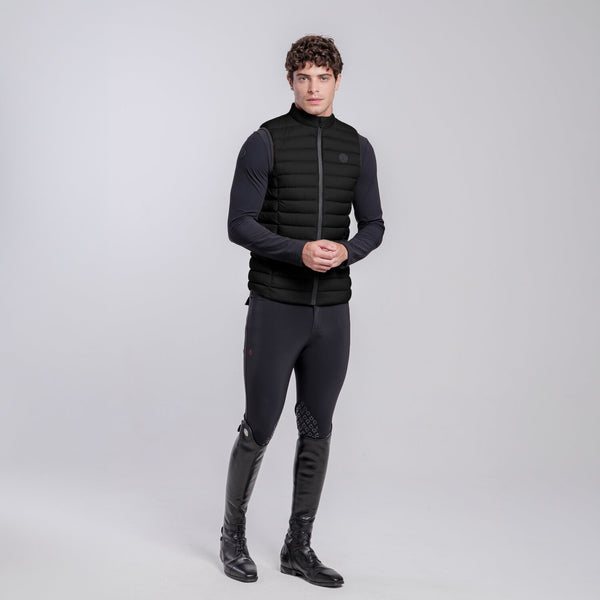 Cavalleria Toscana Herren Daunenweste Lightweight Schwarz