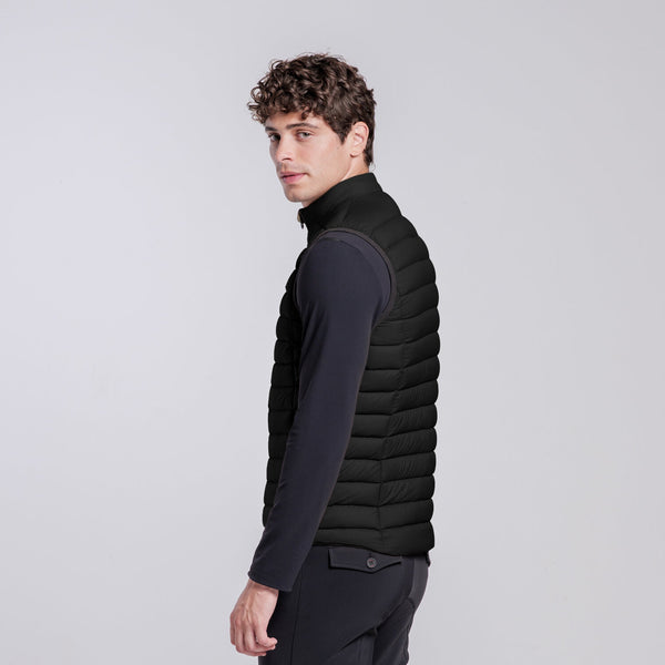 Cavalleria Toscana Herren Daunenweste Schwarz Detail