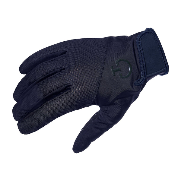Cavalleria Toscana Reithandschuhe Grip Navy Innenhand