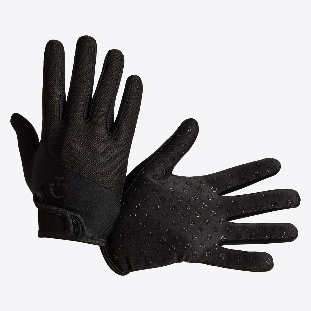 Cavalleria Toscana Reithandschuhe Grip Schwarz