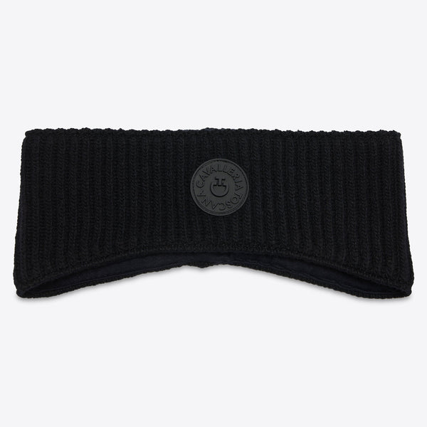 Cavalleria Toscana Stirnband Lammwolle Schwarz