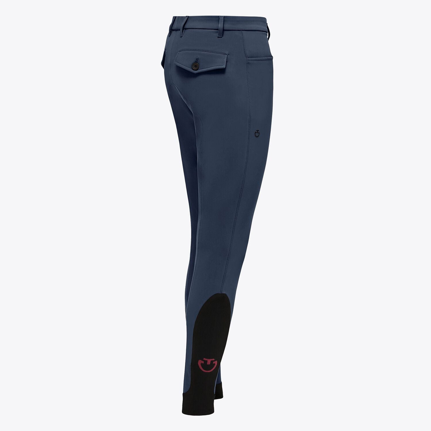 CT men's breeches with embossed silicone stripes in blue