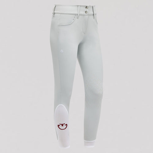 Perfekter Sitz & Stil in Light Grey – Cavalleria Toscana's Knee Grip Breeches bieten Komfort & Eleganz. Sichern Sie sich Ihr Paar!