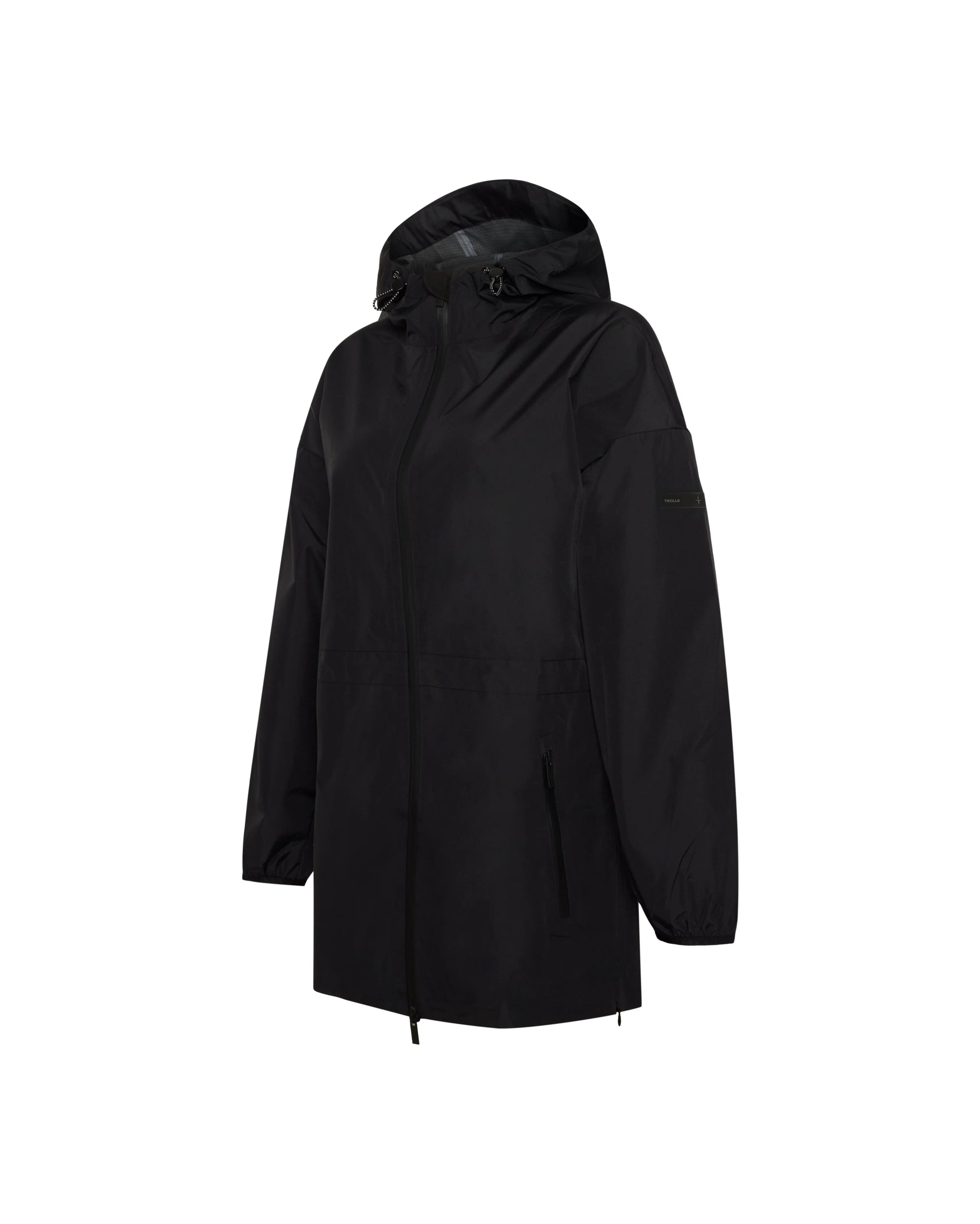 Trolle Damen Regenjacke Heat-Sealed – Schwarz