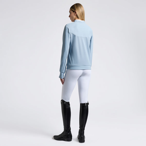 Cavalleria Toscana Damen Funktionssweatshirt Blue Fog Rückansicht