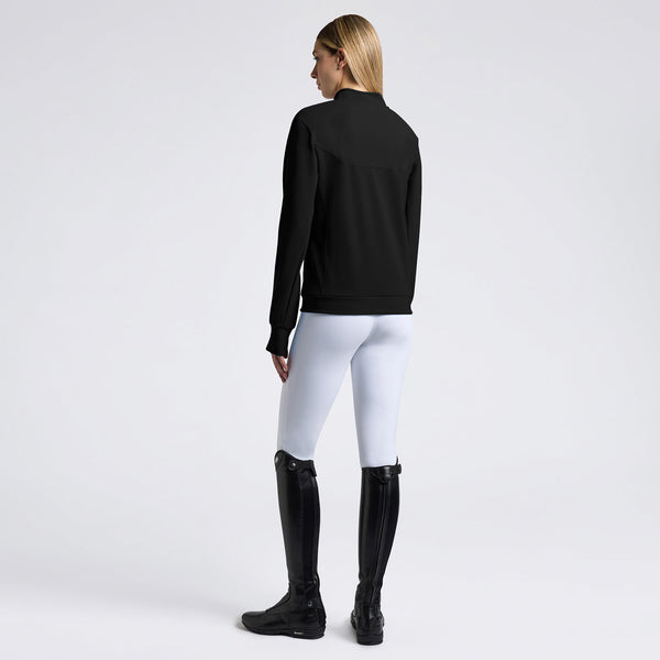 Cavalleria Toscana Damen Funktionssweatshirt Schwarz Rückansicht