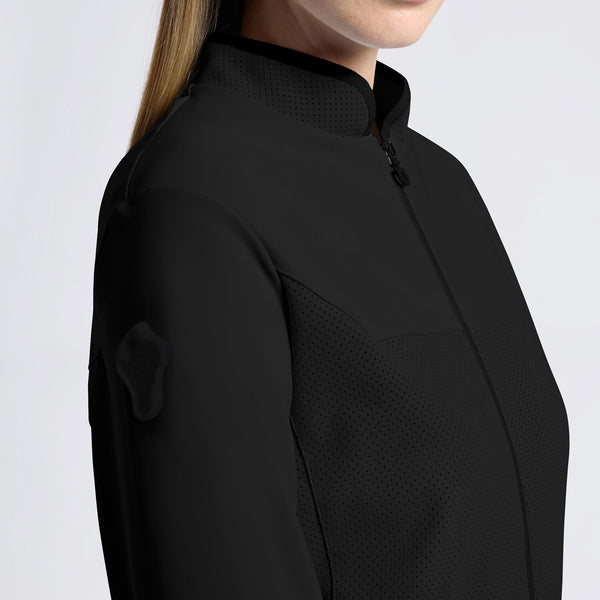 Cavalleria Toscana Damen Funktionssweatshirt Schwarz Detail