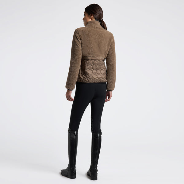 Cavalleria Toscana Damen Fleecejacke Walnut Rückansicht