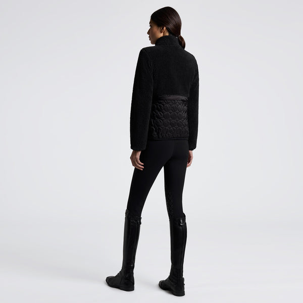 Cavalleria Toscana Damen Fleecejacke Schwarz Rückansicht