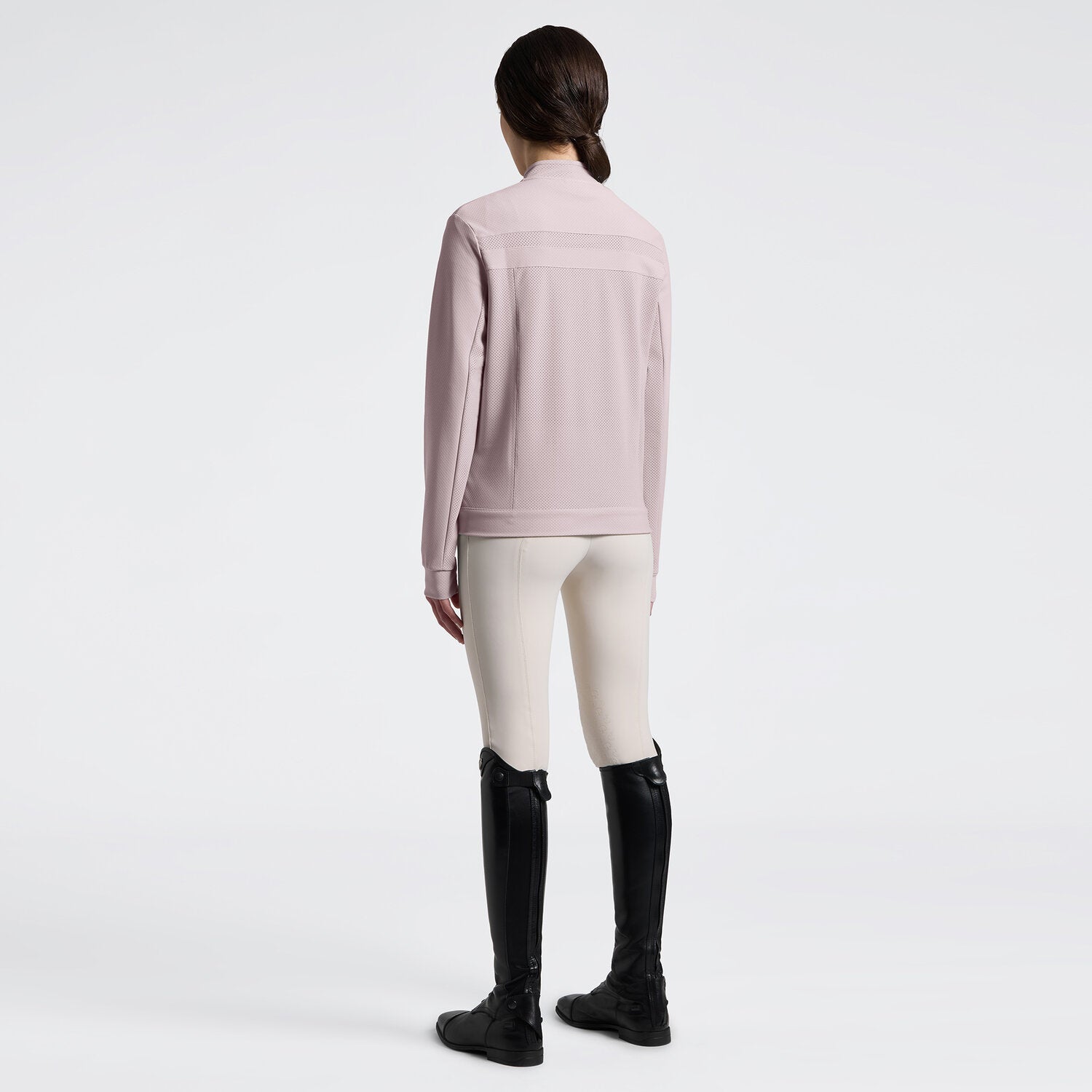 Cavalleria Toscana Damen Sweatjacke Tech Knit – Violet Ice