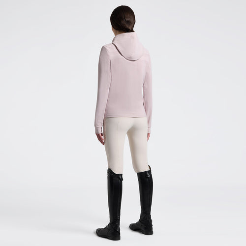 Cavalleria Toscana Damen Kapuzensweater Tech Knit – Violet Ice