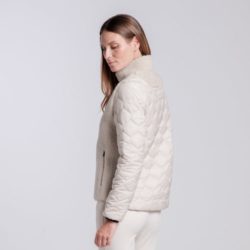 Cavalleria Toscana Damen Teddyfleecejacke – Rainy Day, Detail