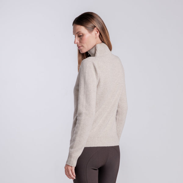 Cavalleria Toscana Damen Wollpullover Rainy Day Detail