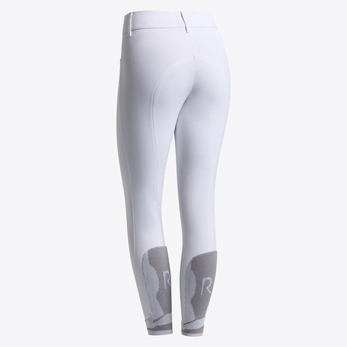 Cavalleria Toscana Damen Reithose Revolution Knie Grip – Weiß