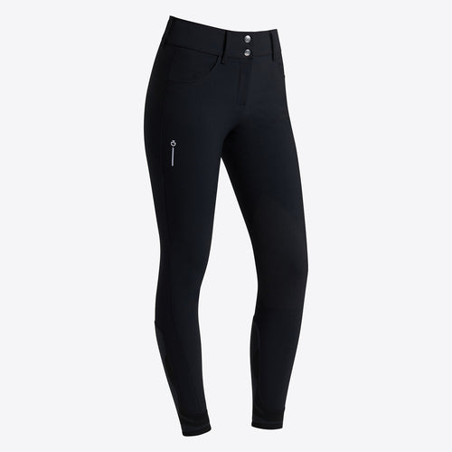 Cavalleria Toscana Damen Reithose Revolution Knie Grip – Schwarz