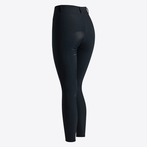 Cavalleria Toscana Damen Jumping Leggings Full Grip – Navy, Rückansicht
