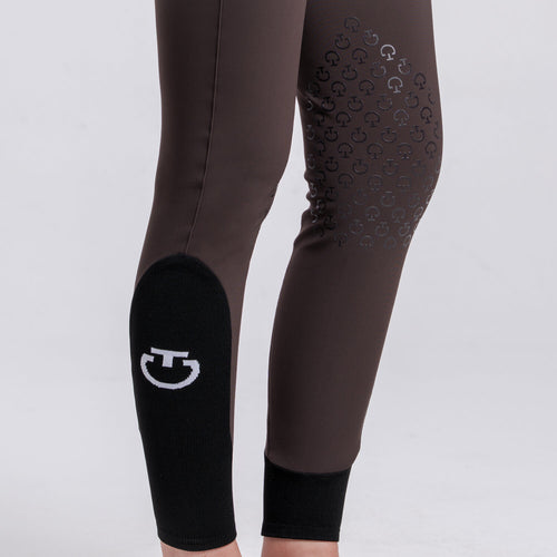 Cavalleria Toscana Damen Reithose mit Gesäßtaschen – Espresso, Detail