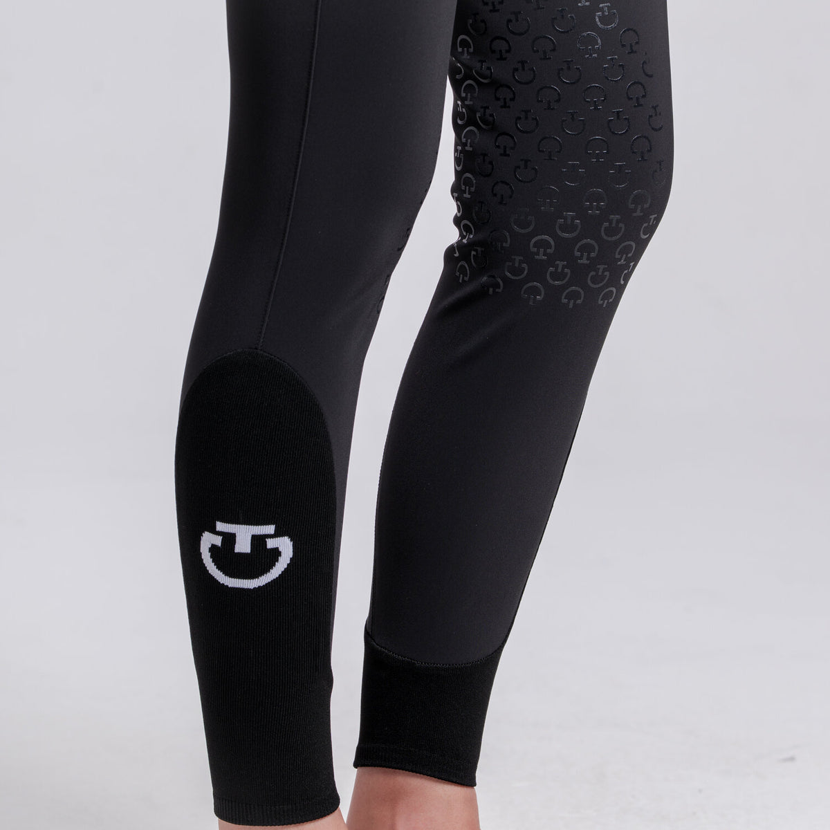 Cavalleria Toscana Damen Reithose mit Gesäßtaschen – Schwarz, Detail