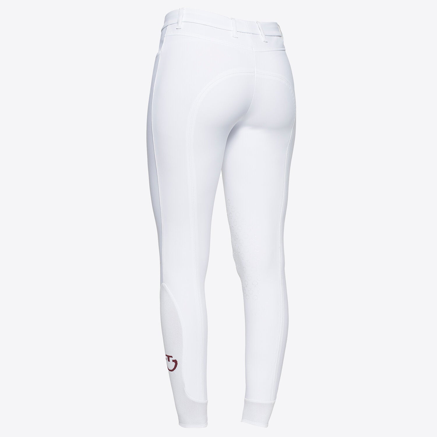 Cavalleria Toscana Damen Reithose Knie Grip – Weiß