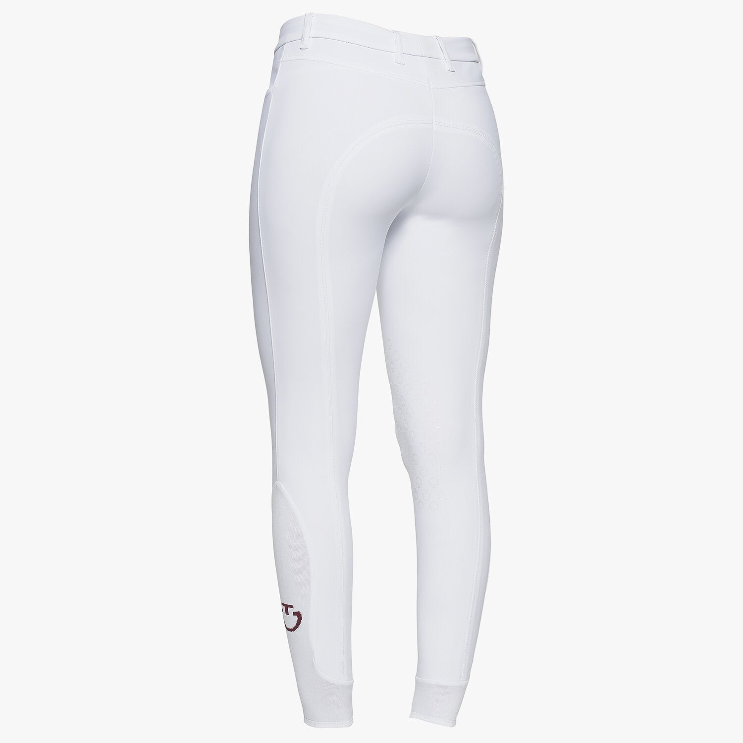 Cavalleria Toscana Damen Reithose Knie Grip – Weiß