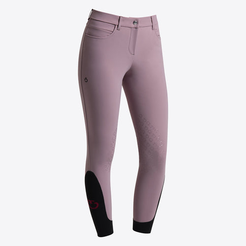 Cavalleria Toscana Damen Reithose Knie Grip Grape Shake