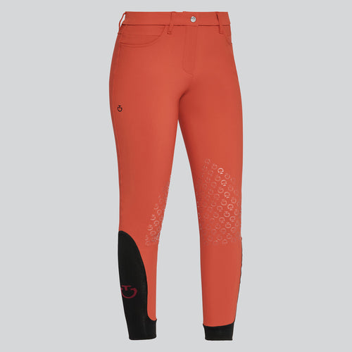 Cavalleria Toscana Damen Reithose Knie Grip Earthenware
