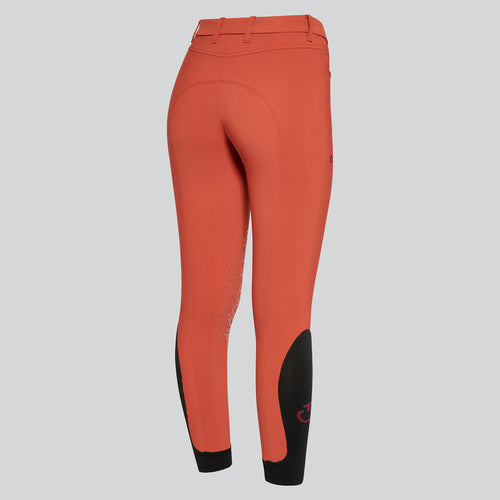 Cavalleria Toscana Damen Reithose Knie Grip Earthenware Rückansicht
