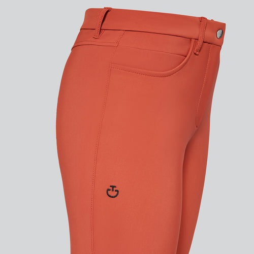 Cavalleria Toscana Damen Reithose Knie Grip Earthenware Detail