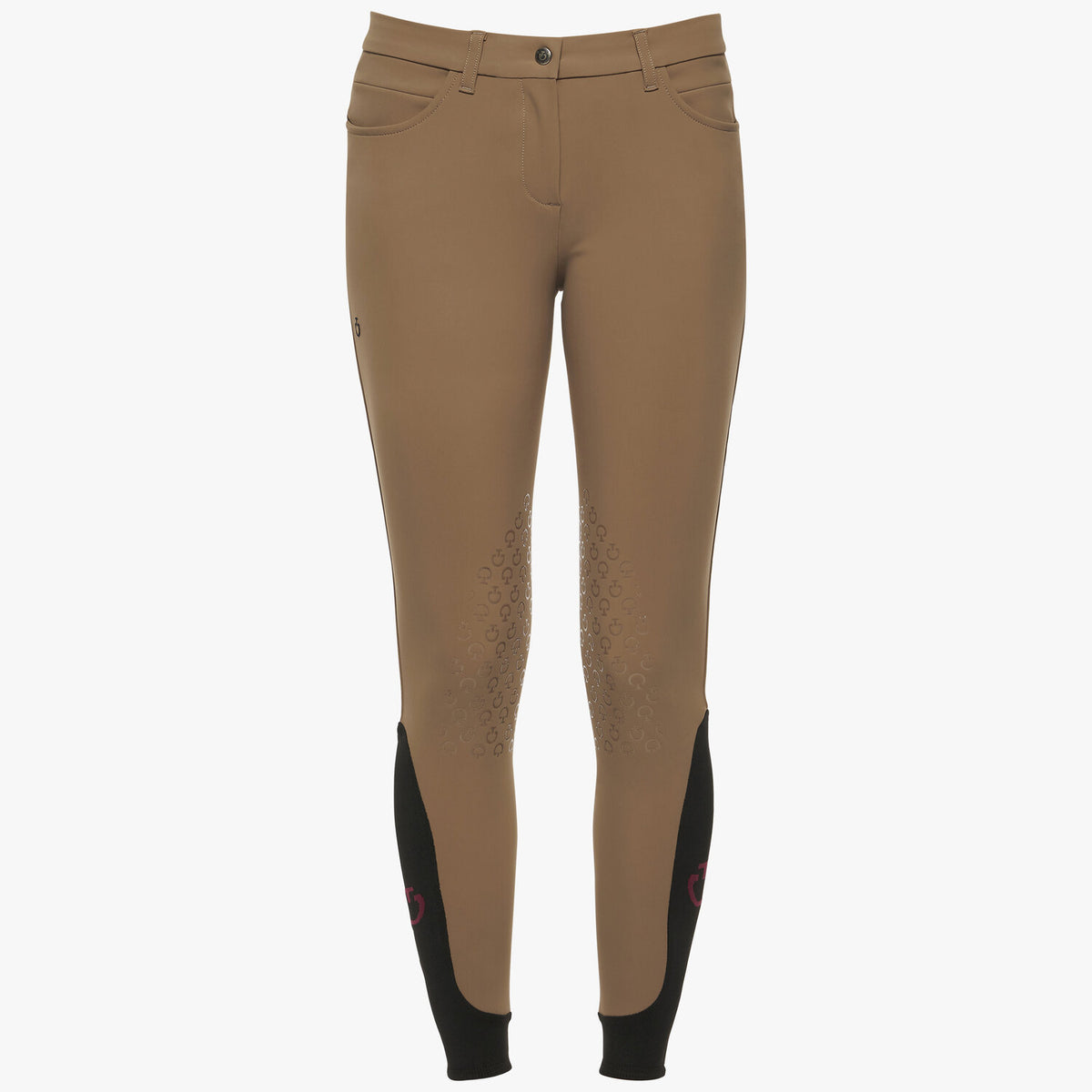 Cavalleria Toscana Damen Reithose Knie Grip Cacao Rückansicht