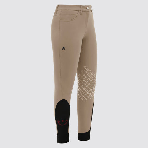 Cavalleria Toscana Damen Reithose Knie Grip Walnut