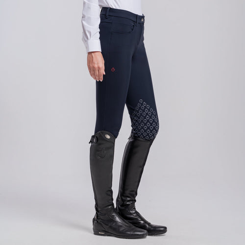 Cavalleria Toscana Damen Reithose Knie Grip Navy