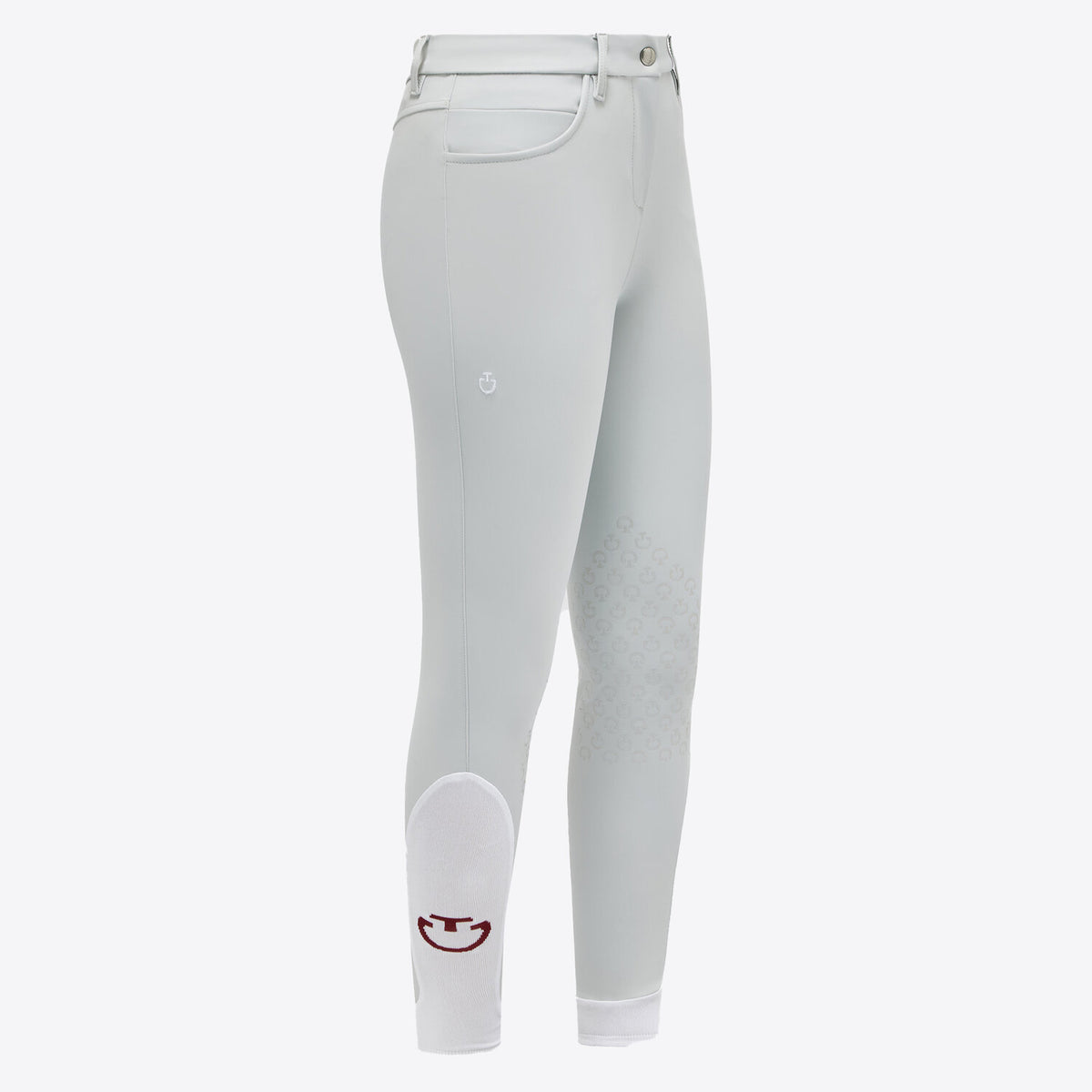 Cavalleria Toscana Damen Reithose Knie Grip Perlgrau