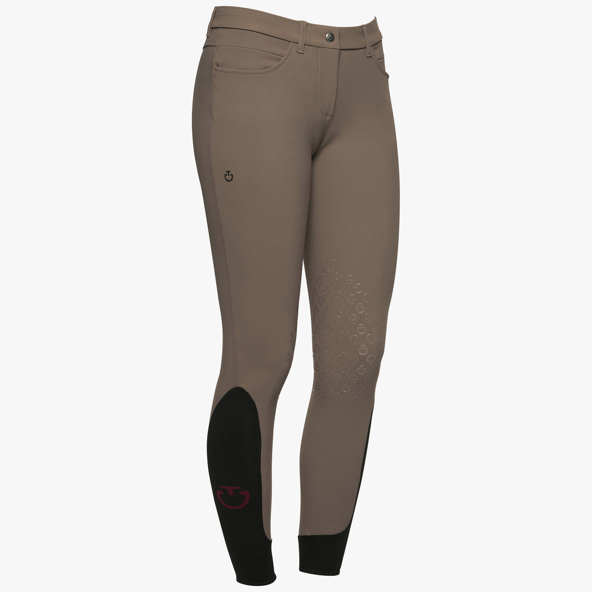 Cavalleria Toscana Damen Reithose Knie Grip Tortora