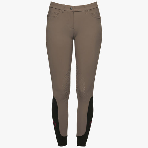 Cavalleria Toscana Damen Reithose Knie Grip Tortora Rückansicht