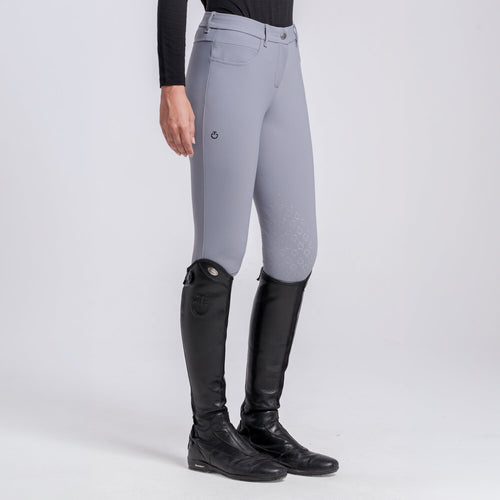 Cavalleria Toscana Damen Reithose Knie Grip Windward Blue
