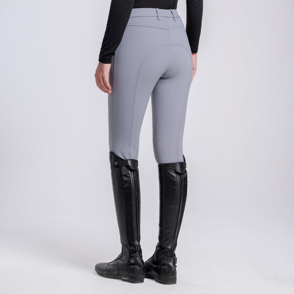 Cavalleria Toscana Damen Reithose Knie Grip Windward Blue Rückansicht