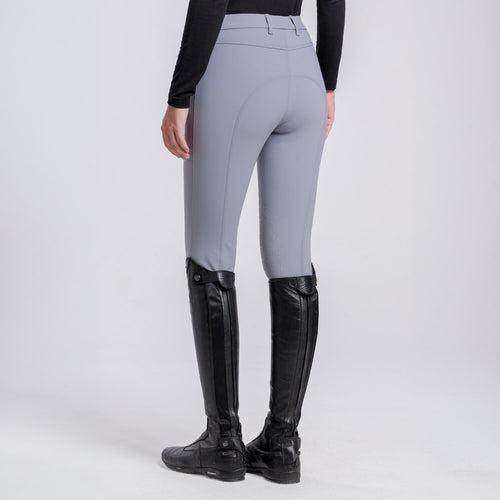 Cavalleria Toscana Damen Reithose Knie Grip Windward Blue Rückansicht