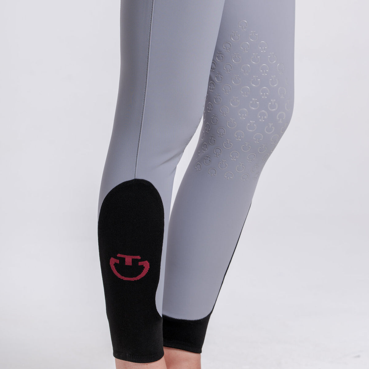 Cavalleria Toscana Damen Reithose Knie Grip Windward Blue Detail