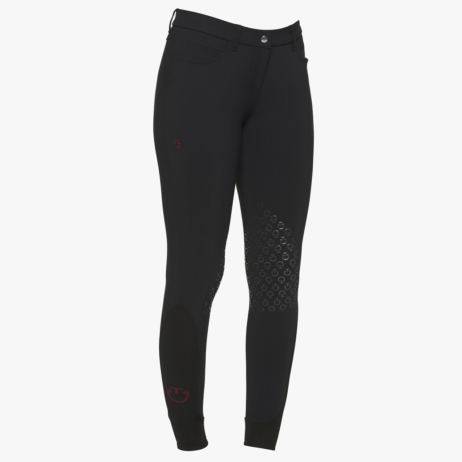 Cavalleria Toscana Damen Reithose Knie Grip – Schwarz