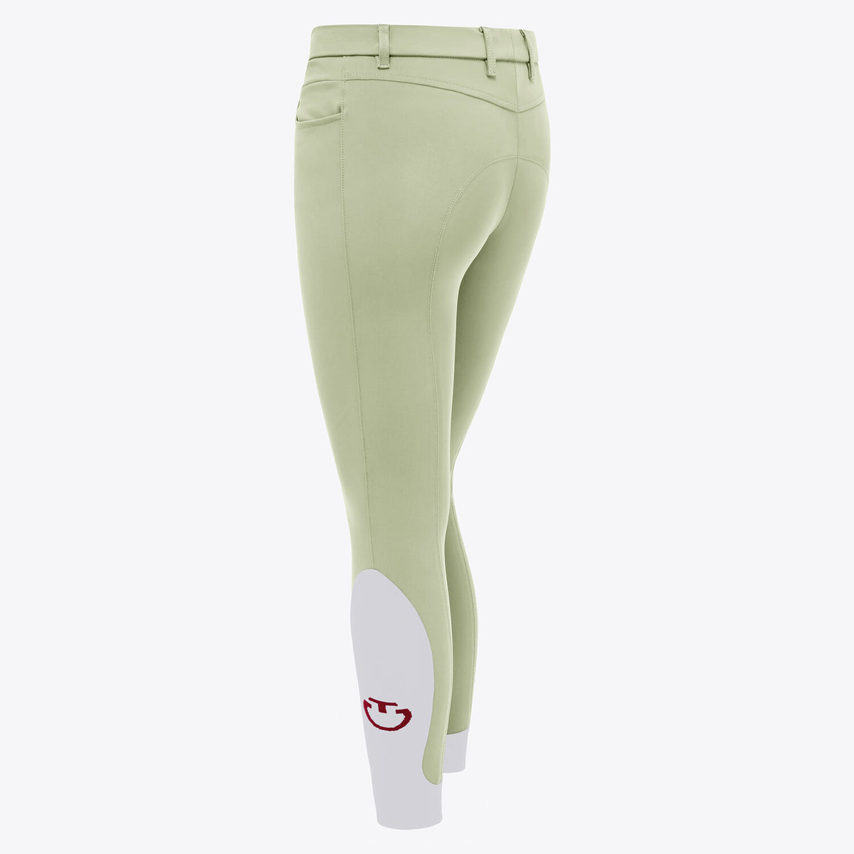 Cavalleria Toscana Damen Reithose Knie Grip Pistachio Rückansicht