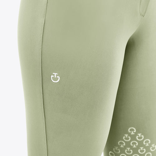 Cavalleria Toscana Damen Reithose Knie Grip Pistachio Detail