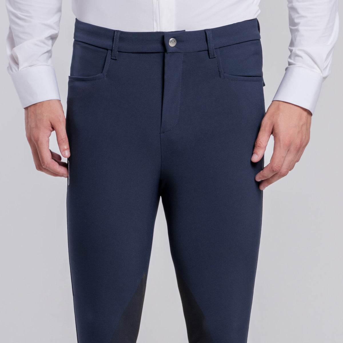 Cavalleria Toscana Herren Reithose Revolution Navy Detailansicht