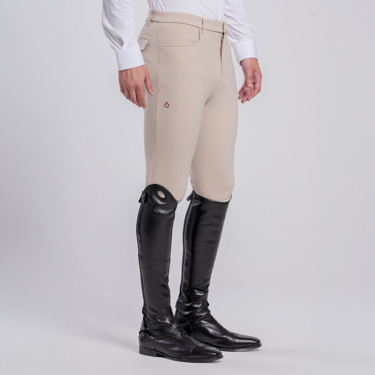 Cavalleria Toscana Herren Reithose Knie Grip Beige