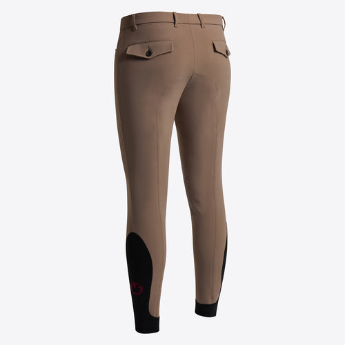 Cavalleria Toscana Herren Reithose Knie Grip Walnut Rückansicht