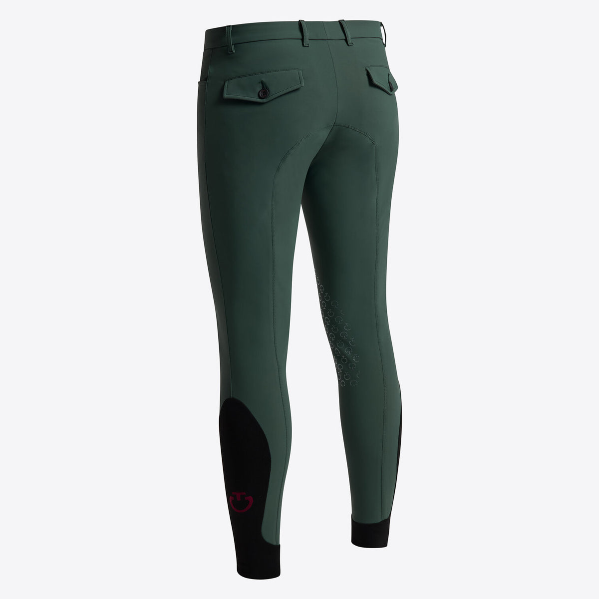 Cavalleria Toscana Herren Reithose Knie Grip Jungle Green Rückansicht