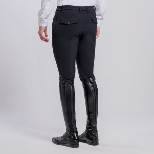 Cavalleria Toscana Herren Reithose Knie Grip Navy Rückansicht