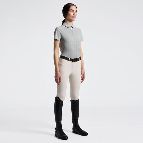 Cavalleria Toscana Damen Trainingspolo Kurzarm – Belgian Block