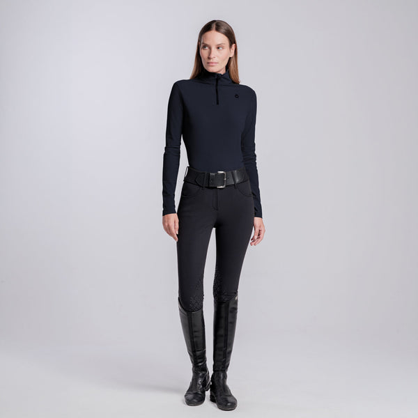Cavalleria Toscana Damen Trainingspolo Jersey Navy